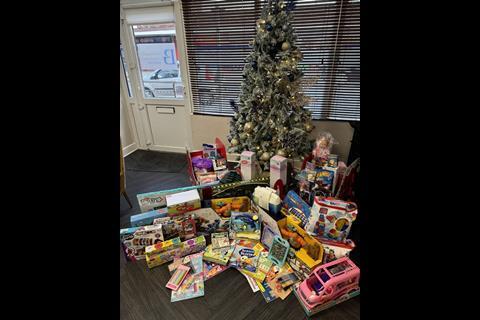 Bell Lamb & Joynson Solicitors donated toys to the Salvation Army in Walton-Vale